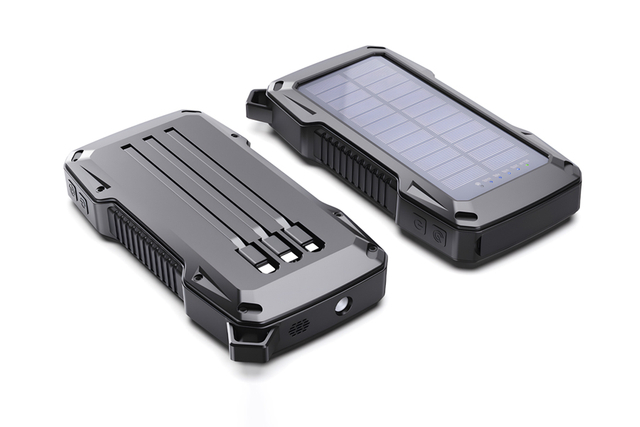 意向互动ES926L太阳能无线充加安防移动电源