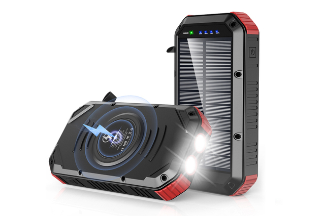 ES983S (TYPE-C-PD太阳能露营手电筒无线充移动电源）