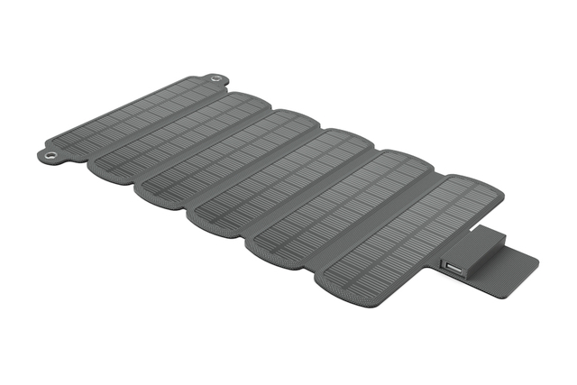 手机太阳能充电器板可折叠，便携户外2A快充防水（ES-B01 ）