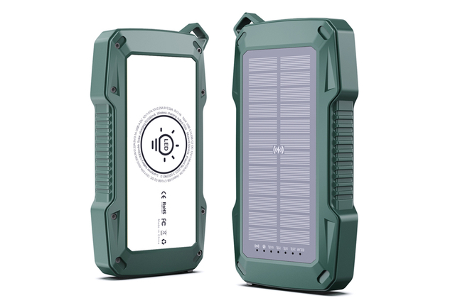 意向互动-ES926S太阳能无线充加安防移动电源